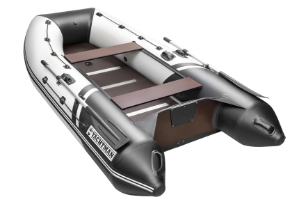 YACHTMAN-300 СК (Яхтман) белый-черный (лодка ПВХ под мотор с усилением), фото 1