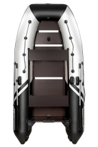 YACHTMAN-300 СК (Яхтман) белый-черный (лодка ПВХ под мотор с усилением)