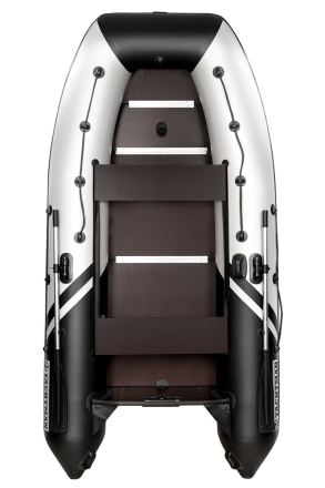 YACHTMAN-300 СК (Яхтман) белый-черный (лодка ПВХ под мотор с усилением), фото 7