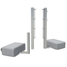 Стойки для большого тенниса алюминиевые мобильные 80х80мм Стойки для большого тенниса алюминиевые мобильные 80х80мм