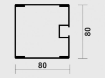 Стойки для большого тенниса алюминиевые мобильные 80х80мм Стойки для большого тенниса алюминиевые мобильные 80х80мм