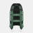 GLADIATOR E 420 X Expedition Зеленый моторная лодка ПВХ