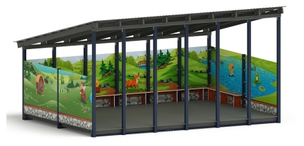 Теневой навес (В гостях у сказки) - МФ 71.6.4-12, фото 1