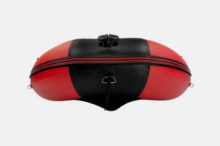 Gladiator C 420 AL ACTIVE Красно-черный моторная лодка ПВХ Алюминиевый пайол, фото 9