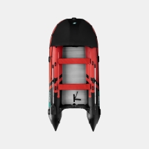 Gladiator C 420 AL ACTIVE Красно-черный моторная лодка ПВХ Алюминиевый пайол