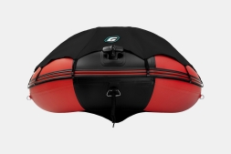 Gladiator C 420 AL ACTIVE Красно-черный моторная лодка ПВХ Алюминиевый пайол, фото 7