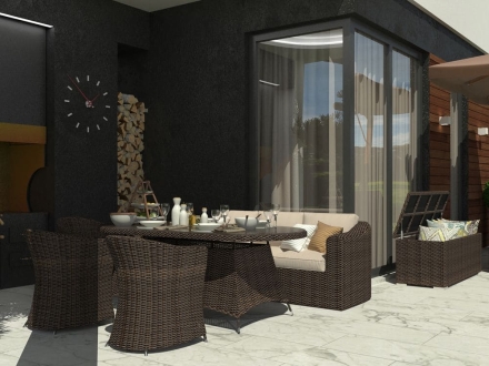 Обеденная группа &quot;Малага&quot; овальная, фото 1