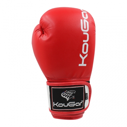 Перчатки боксерские KouGar KO200-6, 6oz, красный, фото 5