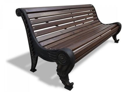 Скамейка уличная Парковая, Сосна 1,5 м, фото 1