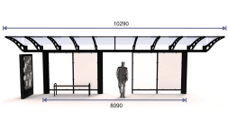 Остановочный павильон "Прайм-10", фото 2 Остановочный павильон "Прайм-10", фото 2