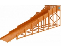 Зимняя горка Snow Fox, скат 10 м