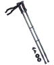 Изображение товара Палки для скандинавской ходьбы Longway, 77-135 см, 2-секционные, чёрный/ярко-зелёный