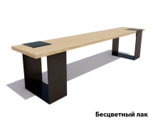 Парковая скамейка Цюрих, Лиственница 3 м Парковая скамейка Цюрих, Лиственница 3 м