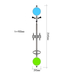 Качели-балансир ЛД041201 для детской площадки, фото 2 Качели-балансир ЛД041201 для детской площадки, фото 2