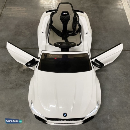 Электромобиль BMW M5 Competition SX2118 белый, фото 9