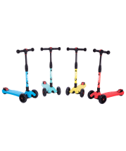 Самокат 3-колесный Stark 3D, 135/90 мм, красный Самокат 3-колесный Stark 3D, 135/90 мм, красный