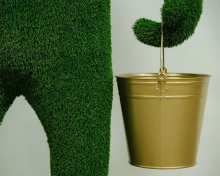 Топиари медведь Михайло рыбак - газон Eco, фото 6