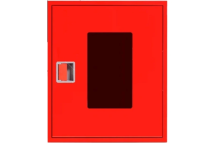 Встроенный открытый шкаф Карелпожлиния ШПК-МОНО-310 ВОК евро-ручка, в=690, ш=580, г=230, 1-ПК), красный НФ-00000241-К