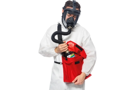 Фильтрующий противогаз ДОТ 600 А2В2Е2К2Р3 R D с маской МАГ 102-131-0028, фото 3