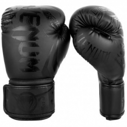 Перчатки боксерские Venum Gladiator Black/Black, фото 2