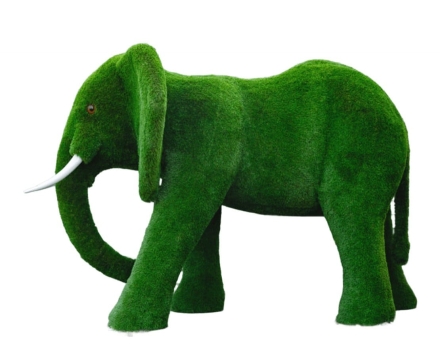 Топиари слон Философ - газон Eco, фото 2