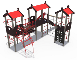 Детский игровой комплекс Городские кварталы Н-1500 ДИО 05055, фото 2