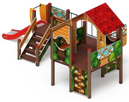Детская игровая площадка Теремок ДИК 1.07.01-01 горка Н-900, фото 4