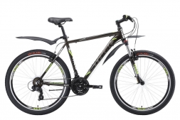 Велосипед Stark'18 Hunter 26.2 V чёрный/тёмно-серый/зелёный 18&quot;