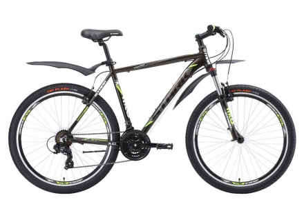 Велосипед Stark&#039;18 Hunter 26.2 V чёрный/тёмно-серый/зелёный 18&quot;, фото 1