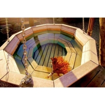 Сибирский банный чан "Илья Муромец" на бревнах + печь (черный металл) 2250 мм Сибирский банный чан "Илья Муромец" на бревнах + печь (черный металл) 2250 мм