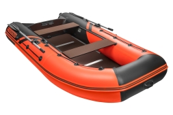 YACHTMAN-320 СК (Яхтман) красный-черный (лодка ПВХ под мотор с усилением), фото 2