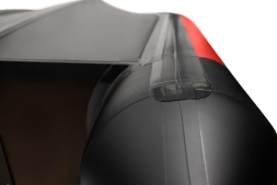 YACHTMAN-320 СК (Яхтман) красный-черный (лодка ПВХ под мотор с усилением), фото 3