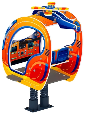 Вертолетик - Качалка на пружине - ИО 23.03.04-01, фото 4