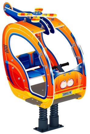 Вертолетик - Качалка на пружине - ИО 23.03.04-01, фото 2