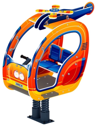 Вертолетик - Качалка на пружине - ИО 23.03.04-01, фото 1
