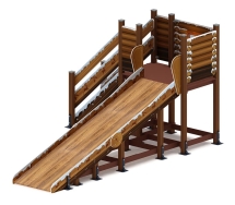 Горка Зима (коричневый) (под анкера) - ИО 49.01.01-13.И1 - Н=1500 Горка Зима (коричневый) (под анкера) - ИО 49.01.01-13.И1 - Н=1500