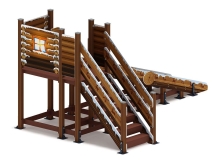 Горка Зима (коричневый) (под анкера) - ИО 49.01.01-13.И1 - Н=1500 Горка Зима (коричневый) (под анкера) - ИО 49.01.01-13.И1 - Н=1500