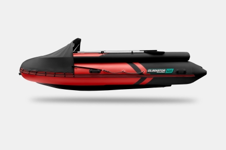 GLADIATOR E 420 X Expedition Красно-черный моторная лодка ПВХ, фото 7