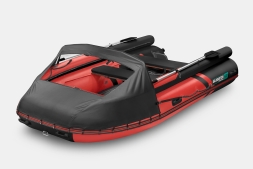 GLADIATOR E 420 X Expedition Красно-черный моторная лодка ПВХ, фото 1