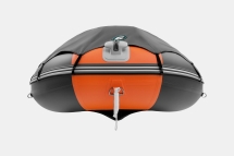 Gladiator C 420 AL ACTIVE Оранжево-темносерый моторная лодка ПВХ Алюминиевый пайол