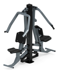 Жим от груди двойной (серый) - Уличный тренажер двойной - СТ 030-13.И1, фото 3