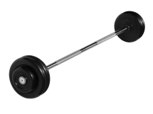 Штанга неразборная "Barbell" с чёрными дисками d 25 мм, 27,5 кг Штанга неразборная "Barbell" с чёрными дисками d 25 мм, 27,5 кг