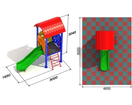 Детская площадка Малютка 1.1, фото 3