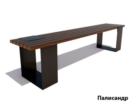 Парковая скамейка Цюрих, Лиственница 2,5 , фото 4