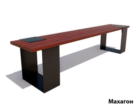 Парковая скамейка Цюрих, Лиственница 2,5 , фото 5