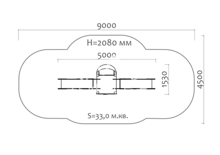 Горка двойная Лягушка 08409 для детской площадки, фото 3
