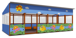 Теневой навес серия Тропикана ВСТ 1515/2 40 м2 для улицы Теневой навес серия Тропикана ВСТ 1515/2 40 м2 для улицы