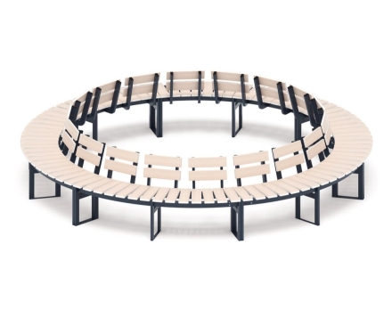 Скамья Центр гармонии-4 (беленый дуб), фото 1