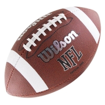 Мяч для американского футбола WILSON NFL Official Bin, синт. кожа (полиуретан) Мяч для американского футбола WILSON NFL Official Bin, синт. кожа (полиуретан)