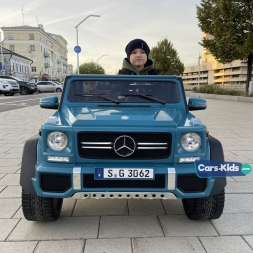 Электромобиль Mercedes-Benz Maybach G650 AMG 4WD синий, фото 5